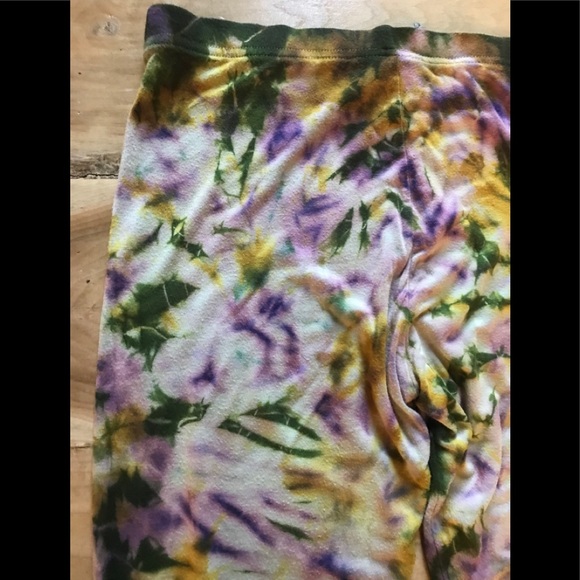 Blue Gecko:Tie Dye Leggings~ Lavender Fields - Picture 5 of 6